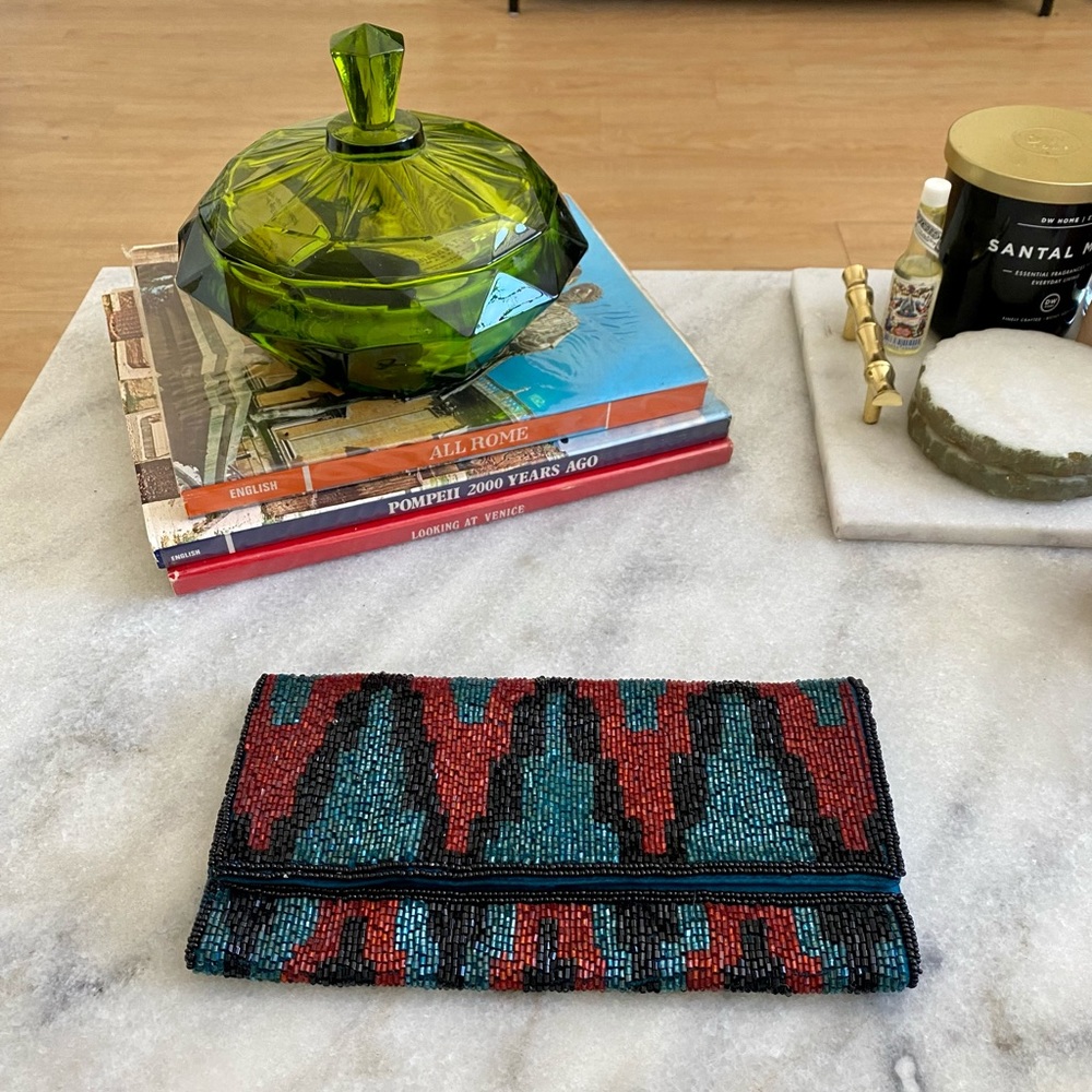 Beaded Clutch Bag